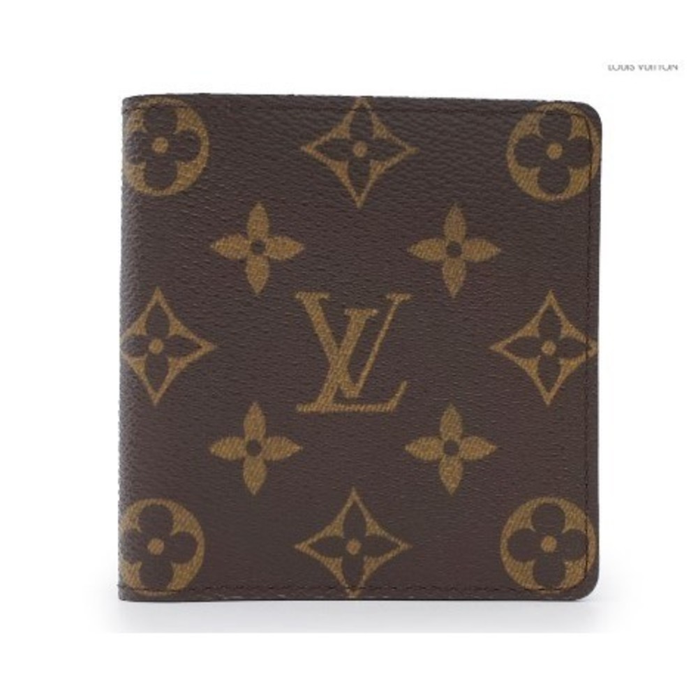 Louis Vuitton Portovier 6 Cult Credit Monogram Bi-fold Wallet